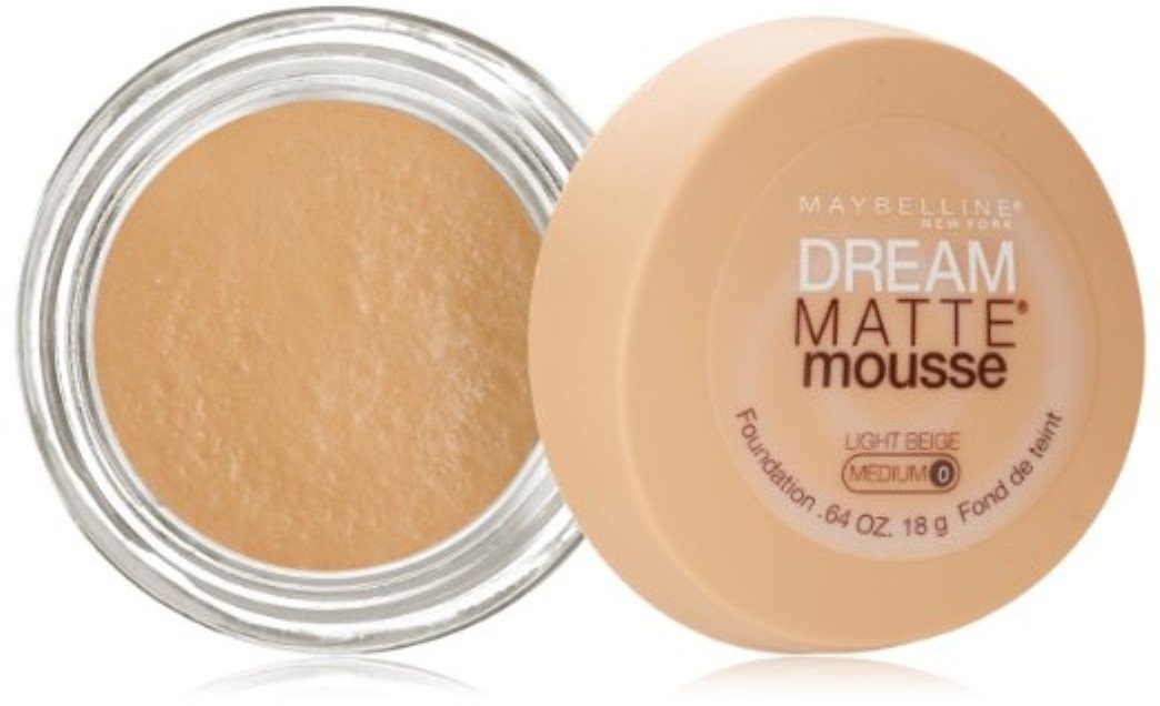 Maybelline Dream Matte Mousse Foundation – Light Beige Medium 0