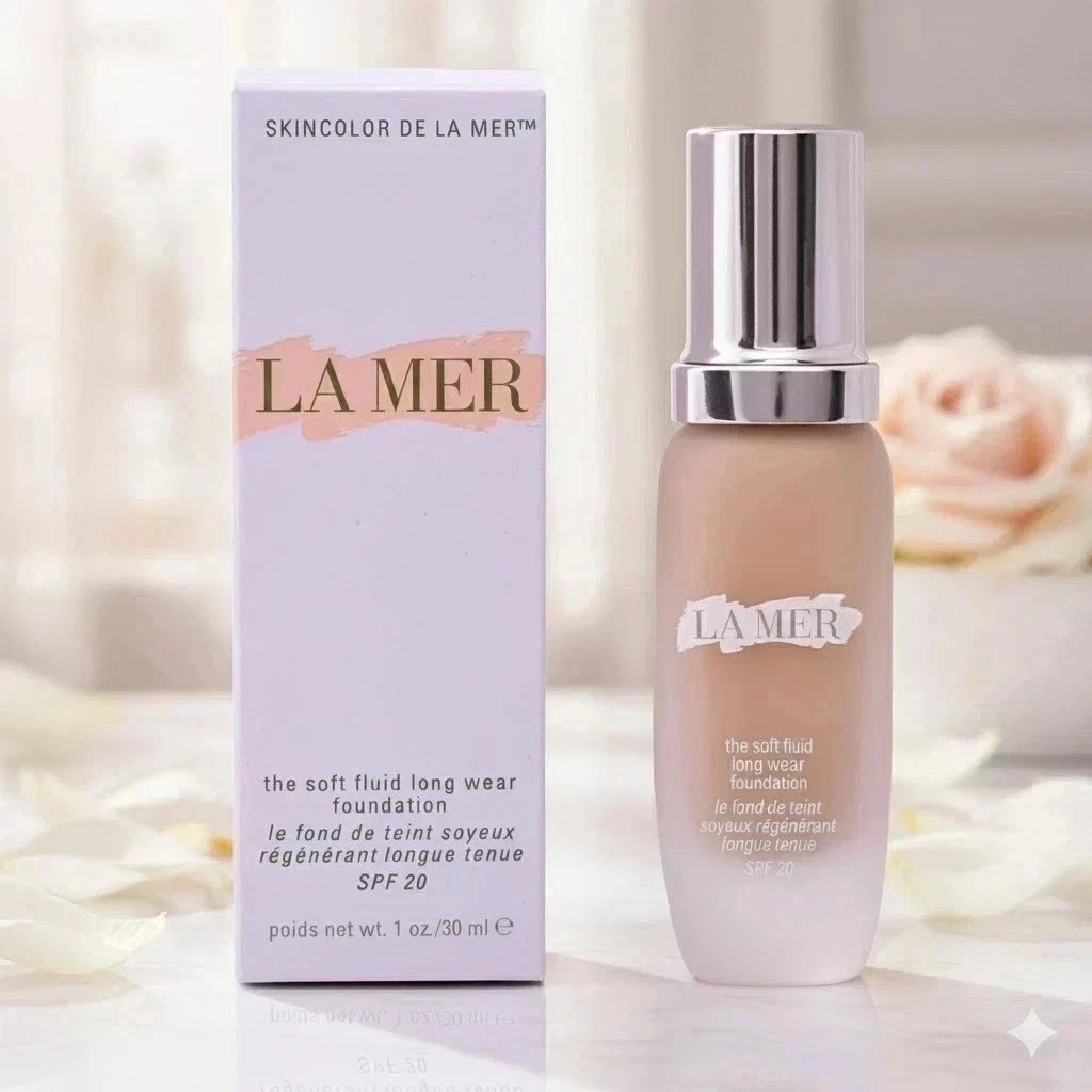 La Mer The Soft Fluid Long Wear Foundation – Shade IVORY 01 – 30ml 1oz – NIB