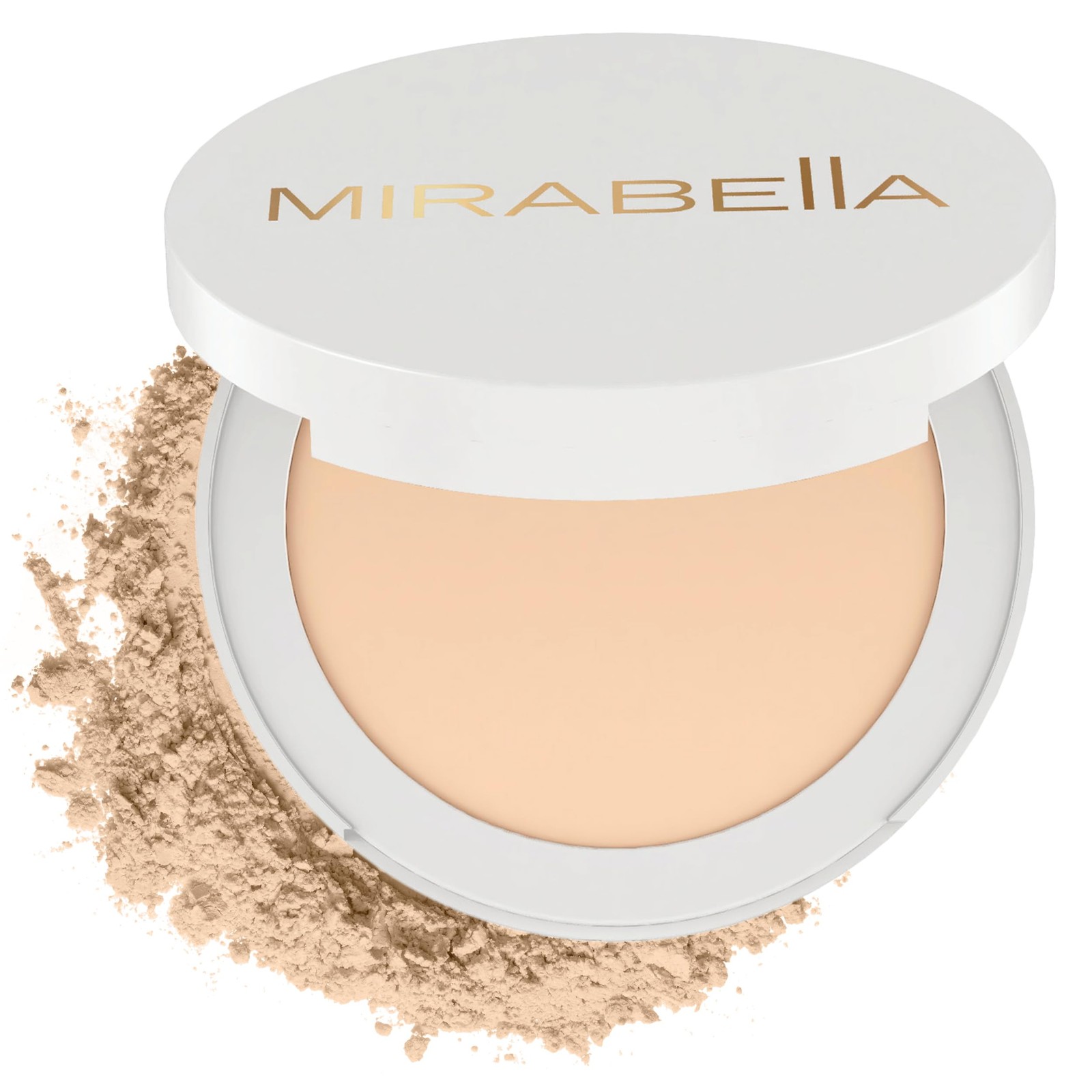 Invincible For All Pure Pressed Powder Foundation Makeup, Buildable Mineral F…