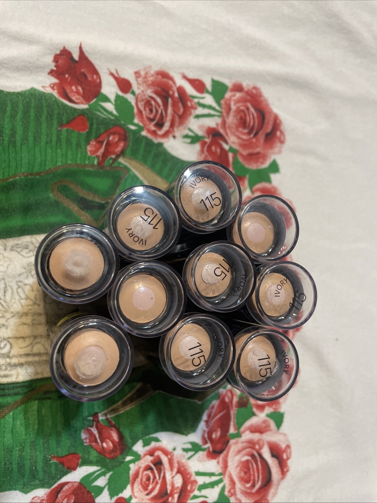 10~Maybelline FIT ME Shine Free+Balance Foundation 115 IVORY Broken Seals NEW