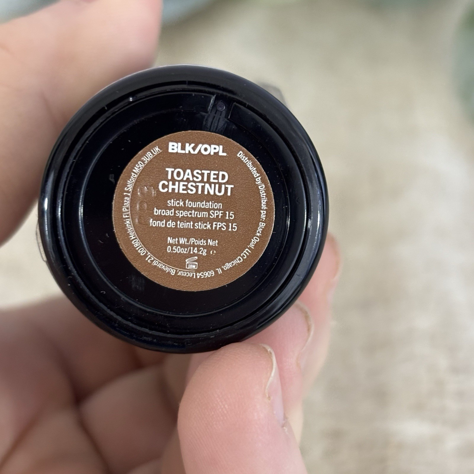 Blk Opl Black Opal True Color Skin Perfecting Stick Foundation Toasted Chestnut
