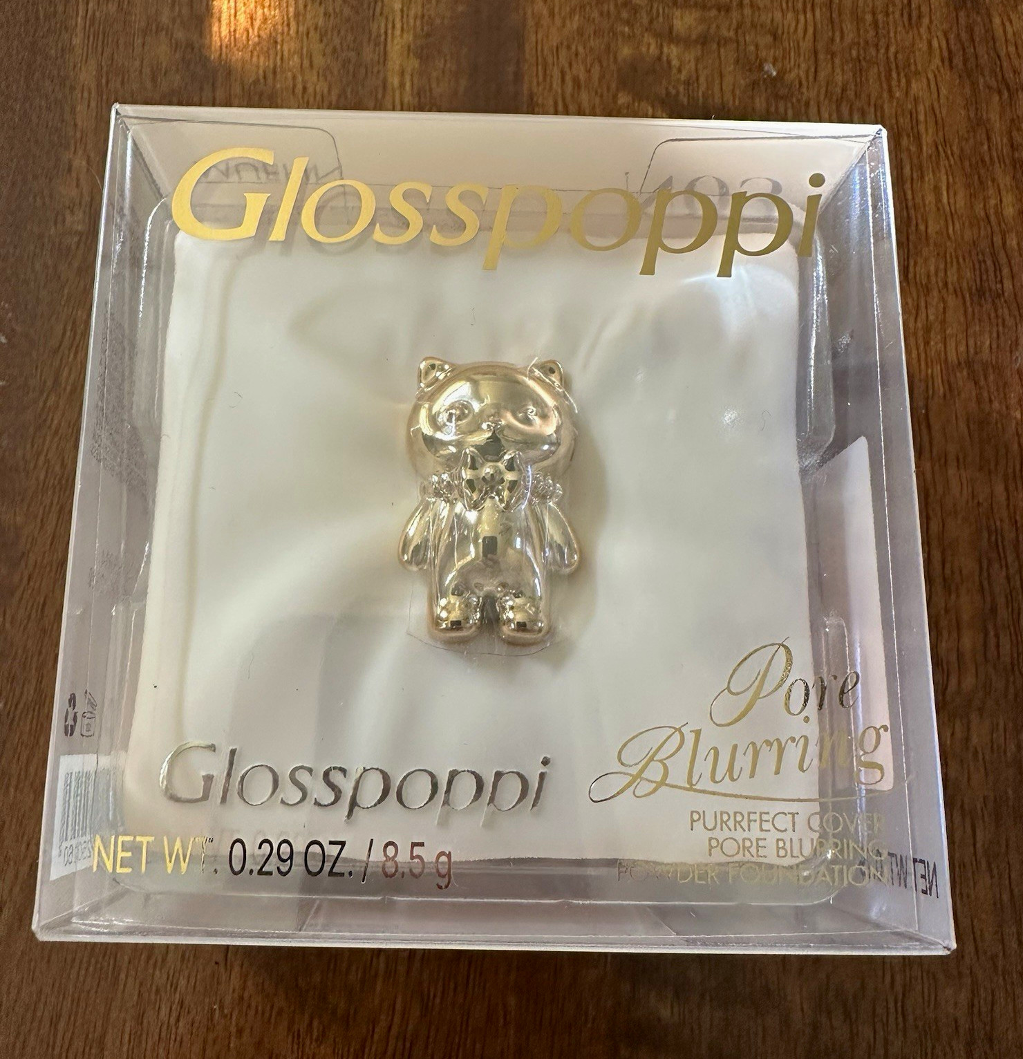 Glosspoppi Purrfect Cover Pore Blurring Powder Foundation UNOPENED
