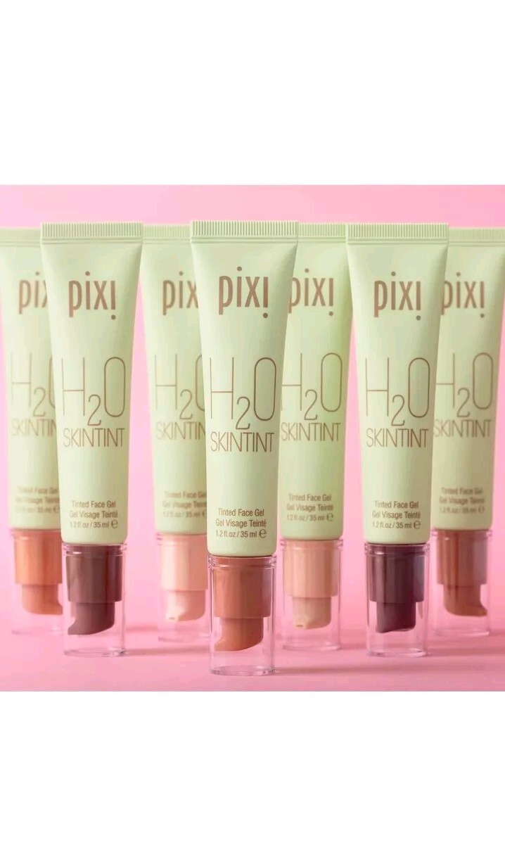 Pixi Beauty H2O SkinTint Tinted Face Gel, 1.2 fl oz / 35 ml, No 6 Espresso