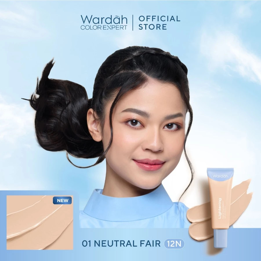 BEST NEW! Wardah Lightening Liquid Foundation 25ml – SPF 40 PA+++ High Coverage