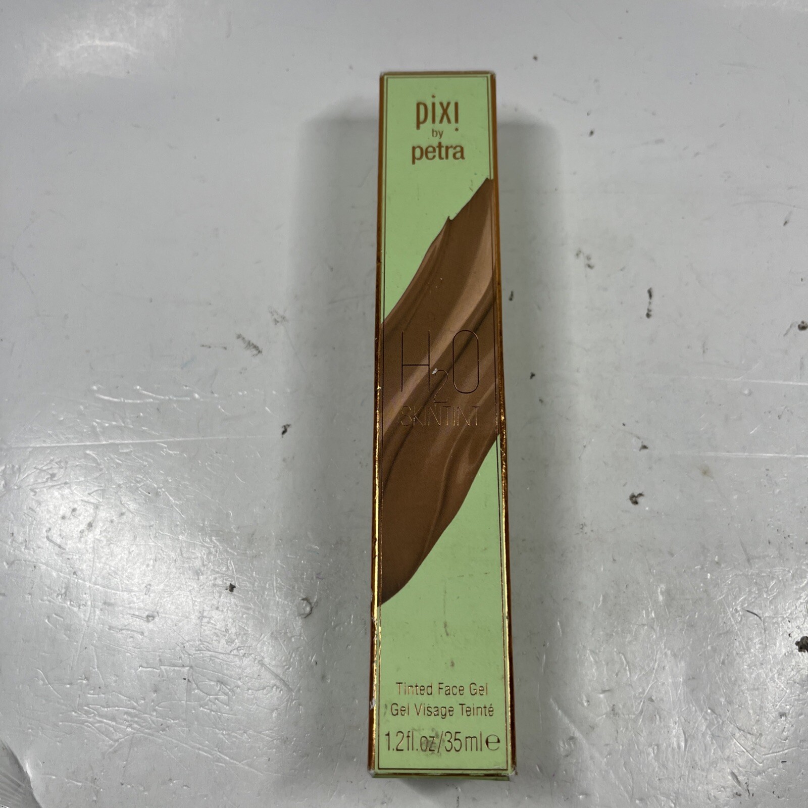 Pixi by Petra H2O SkinTint Tinted Face Gel Foundation 1.2oz Chestnut NEW