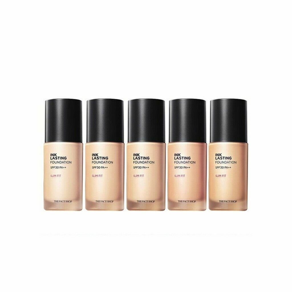 THE FACE SHOP Ink Lasting Foundation Slim Fit EX 30g / sample gifts included