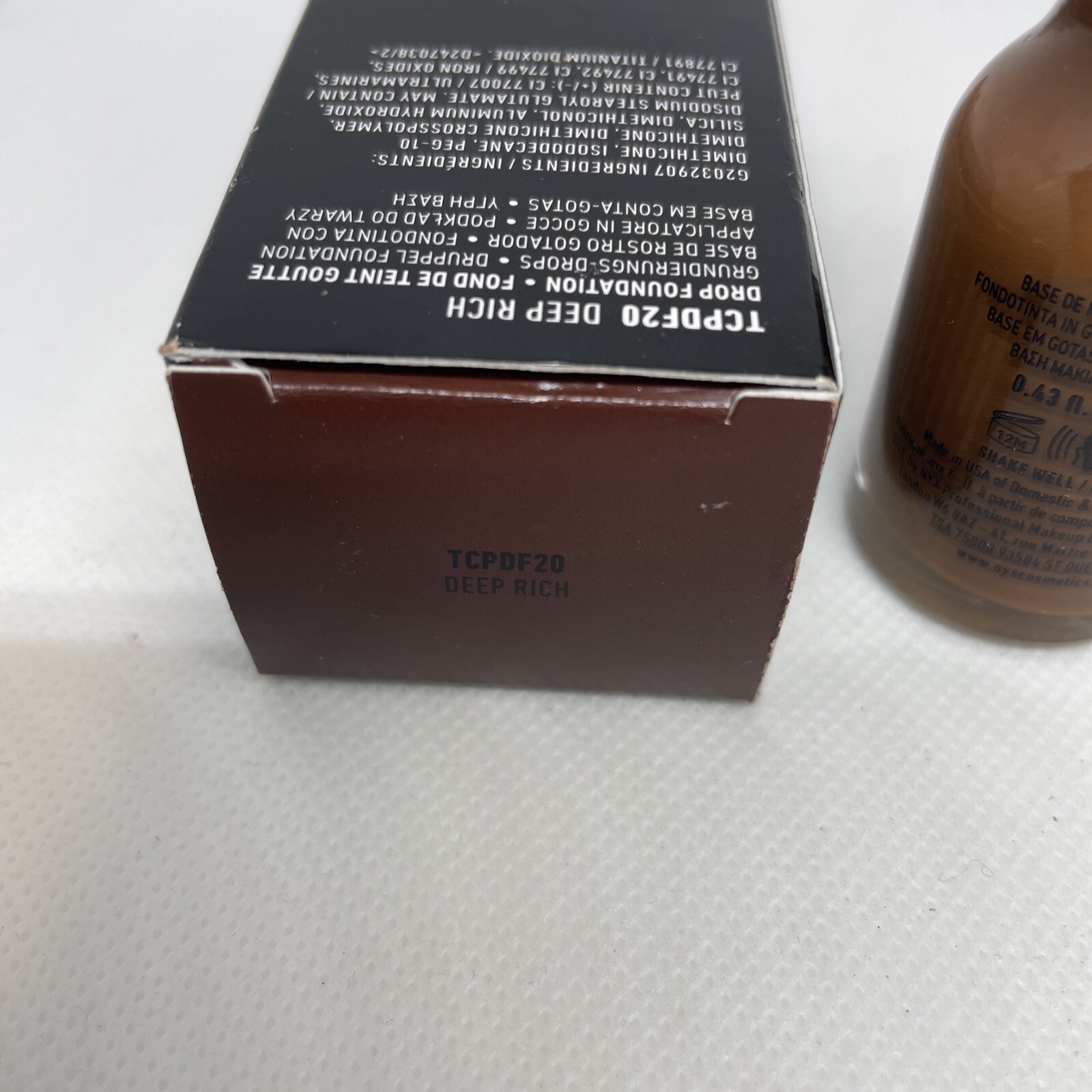 NYX Professional Makeup Total Control Pro Drop Foundation Skin-true buildable…