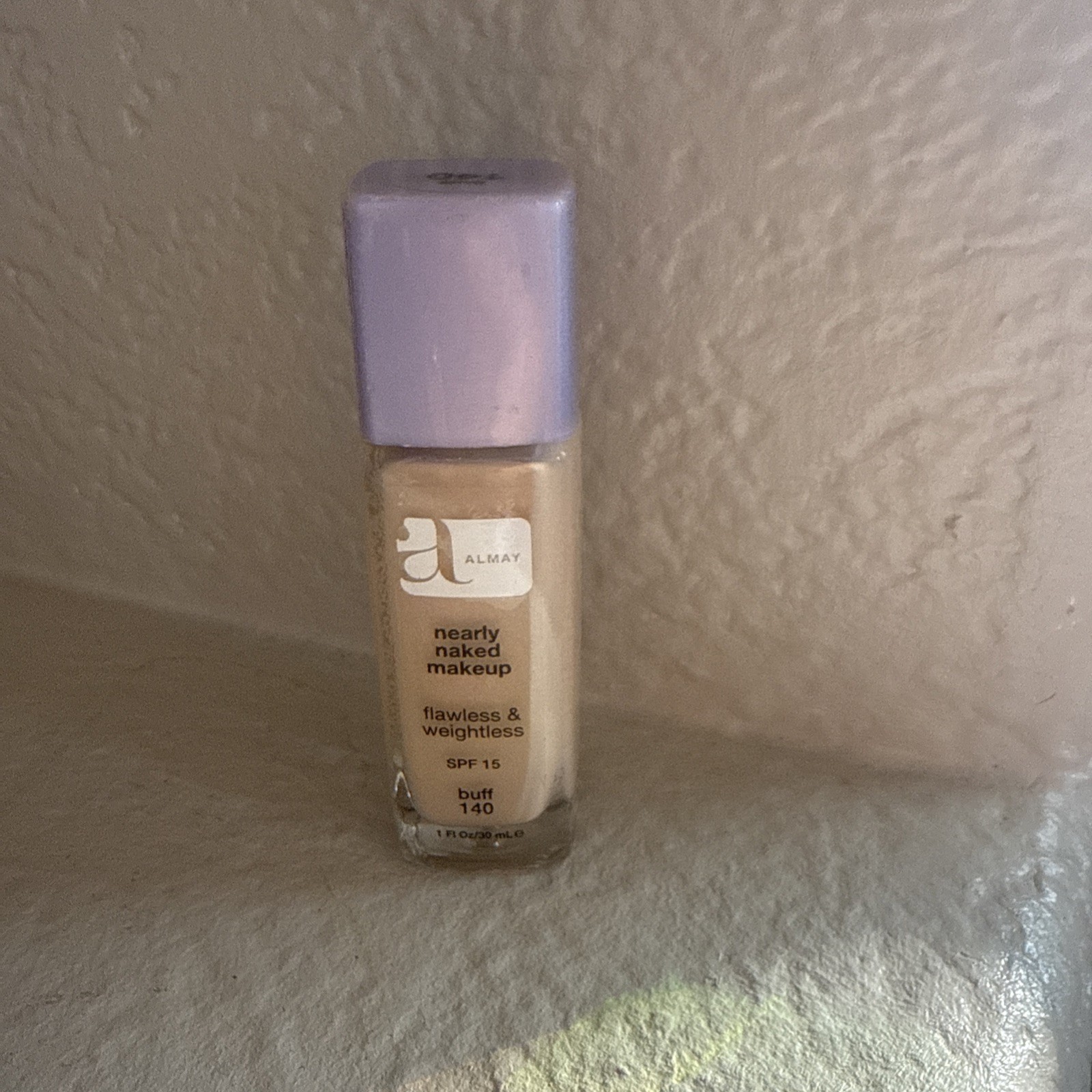 Almay Nearly Naked Liquid Makeup SPF 15, 140 Buff, 1.0 fl oz