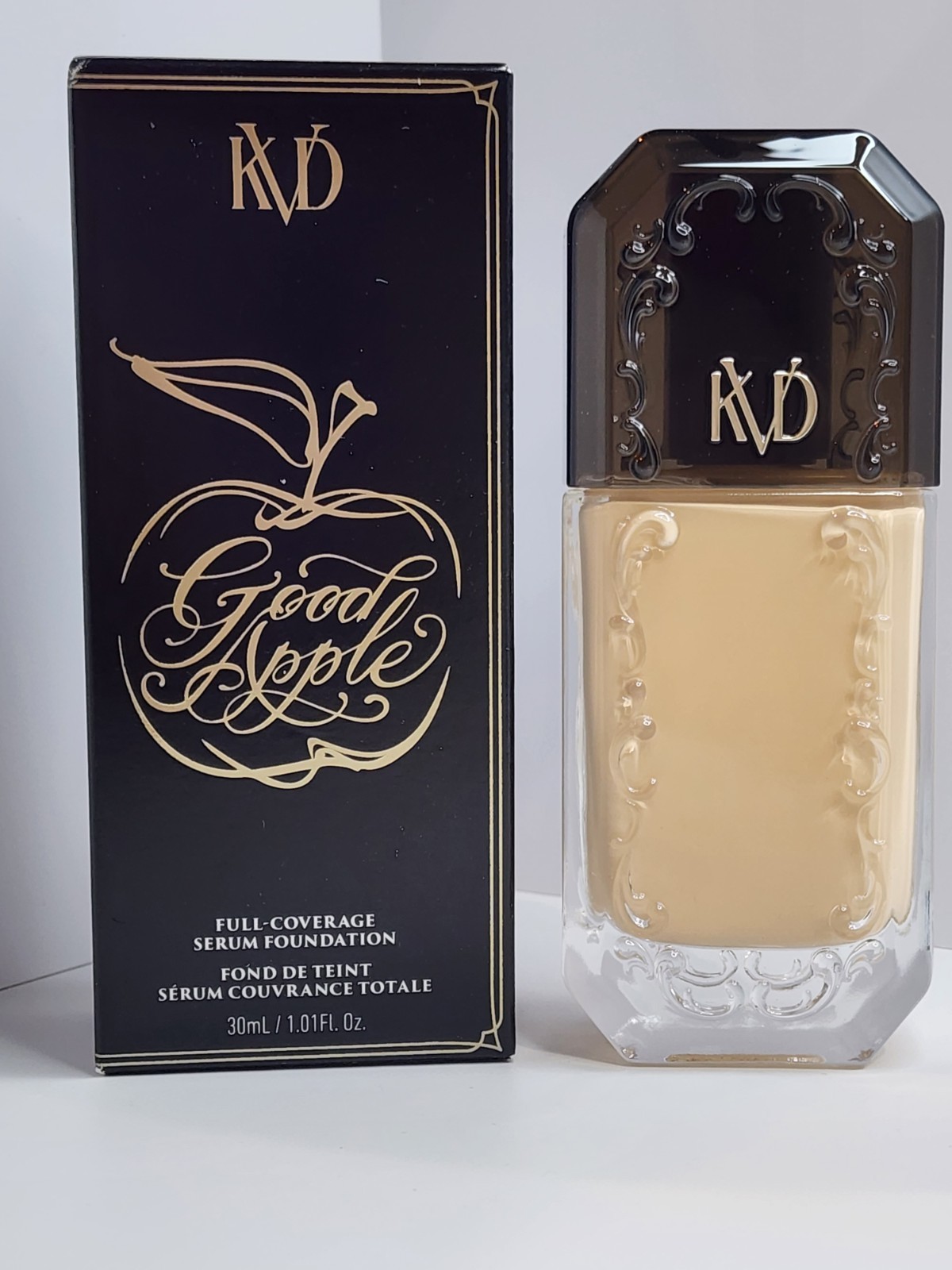 Kat Von D Good Apple Full-Coverage Serum Foundation. Light 012. 30 ml / 1 fl. oz