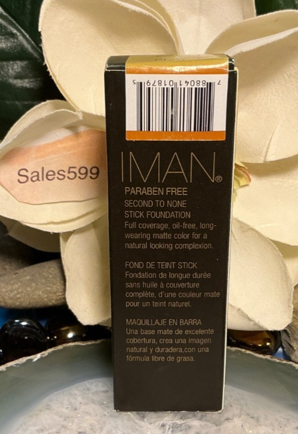 IMAN Second To None Stick Foundation Shade CLAY 4 – New Discontinued HTF