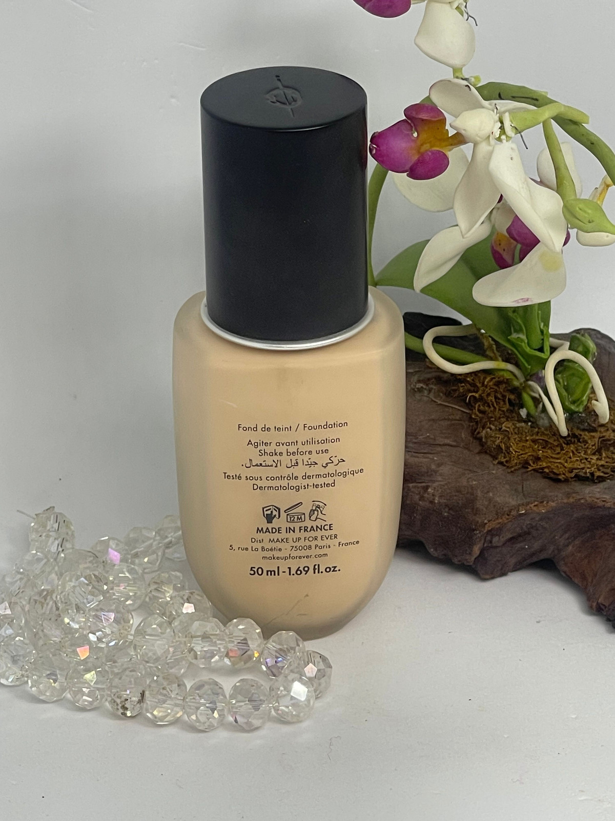 Make Up For Ever Water Blend Face & Body Foundation – Y245 Soft Sand – New