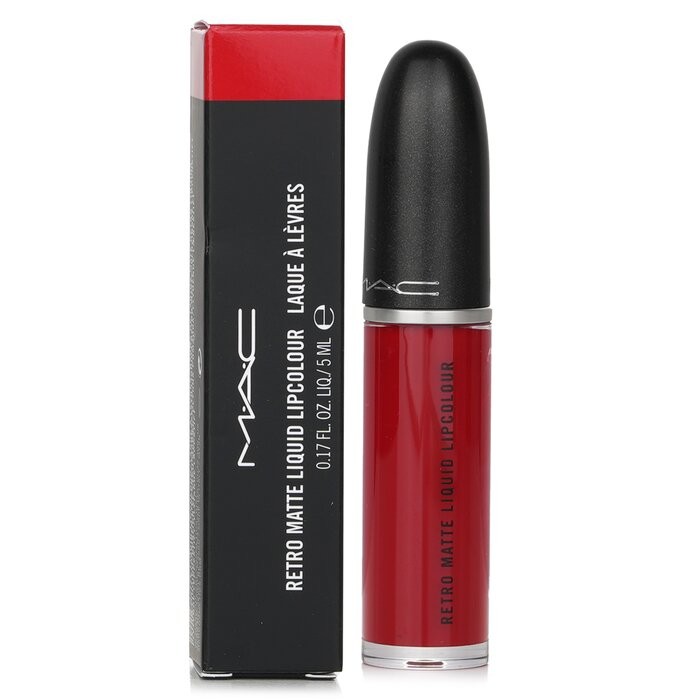 MAC – Retro Matte Liquid Lipcolour – # 105 Feels So Grand (Deep True Red) (Matte