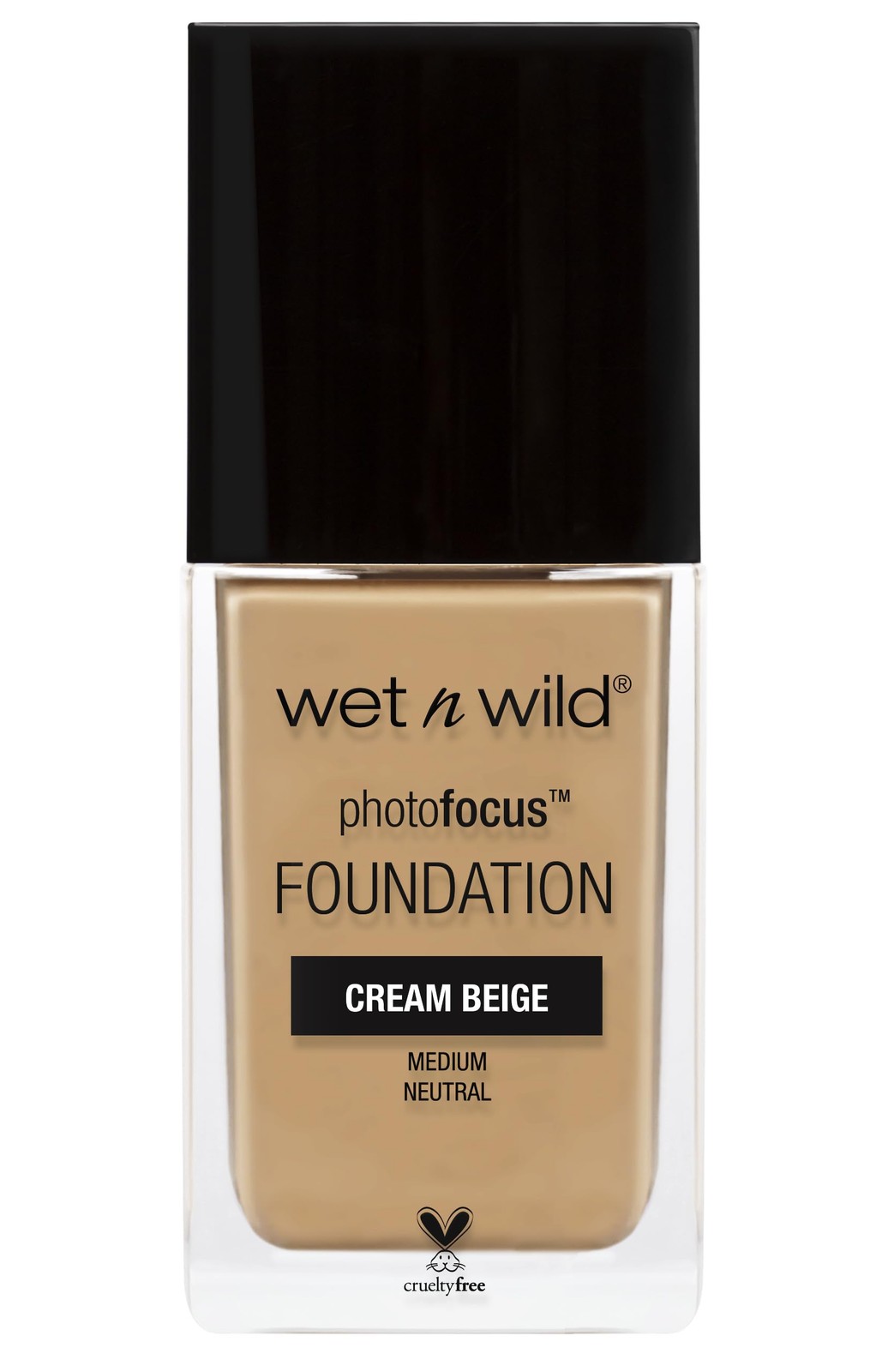 Photo Focus Matte Liquid Foundation Cream Beige, Vegan & Cruelty-Free