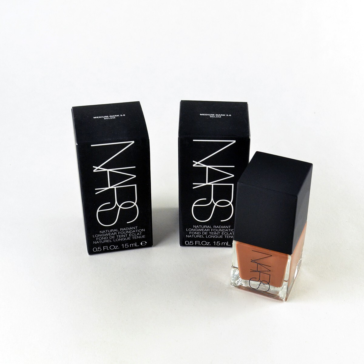 2 Nars Natural Radiant Longwear Foundation BELEM Medium-Dark 3.6 – Set 2 x 15mL
