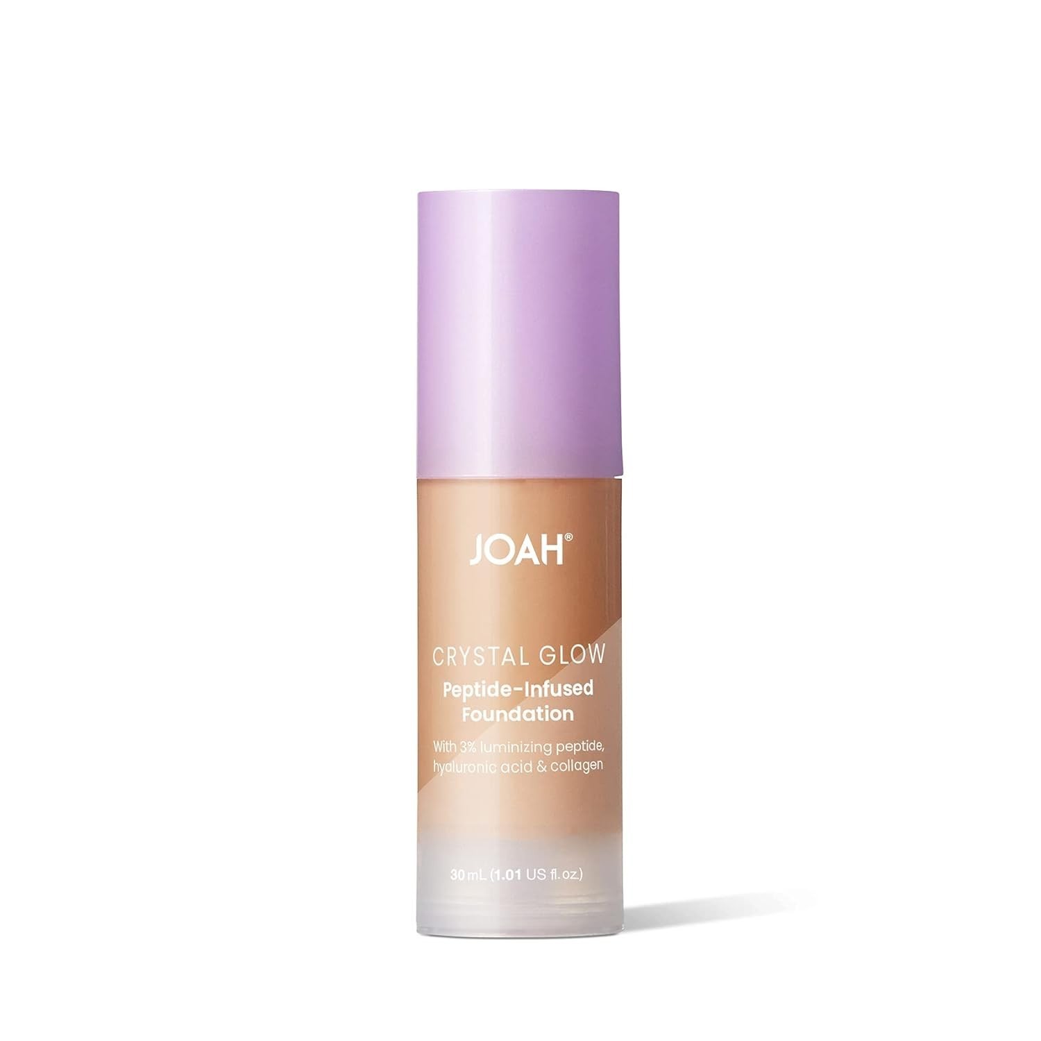 Joah Crystal Luminous Peptide Foundation 1 fl oz DW010 Deep with warm undertones