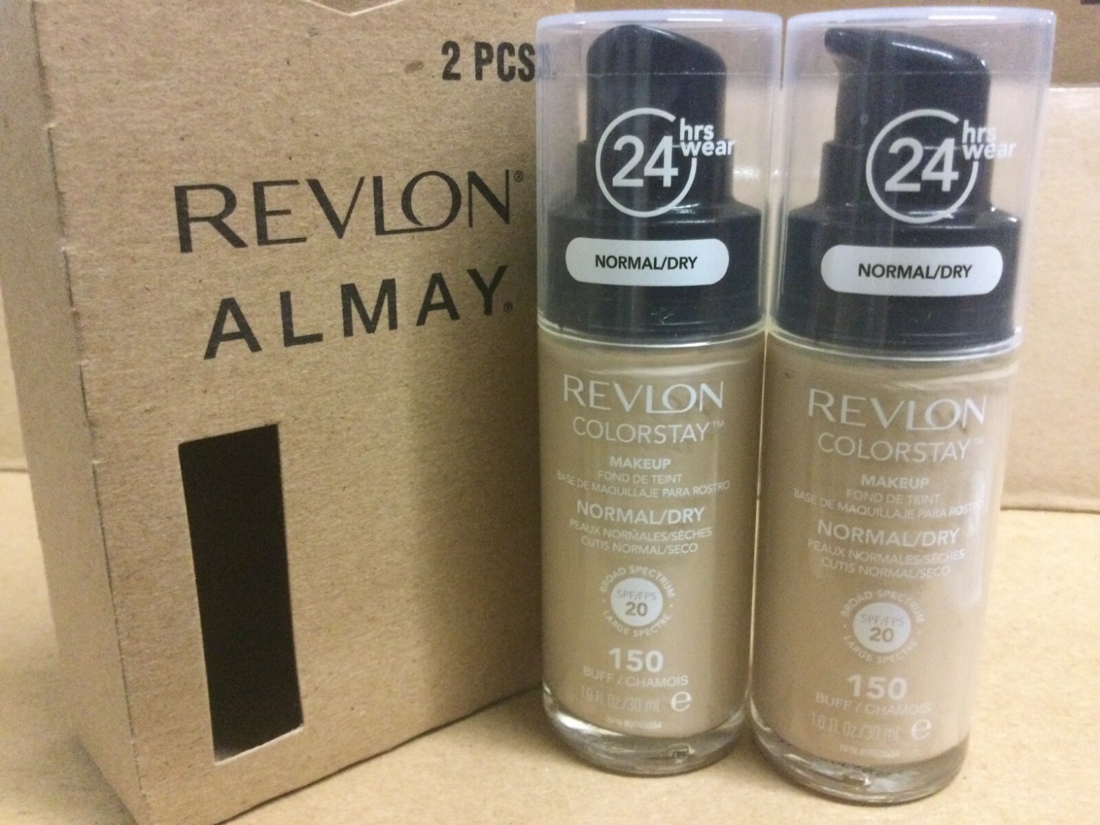 2 X Revlon Colorstay Makeup Foundation, Normal To Dry Skin YOU CHOOSE COLOR NEW