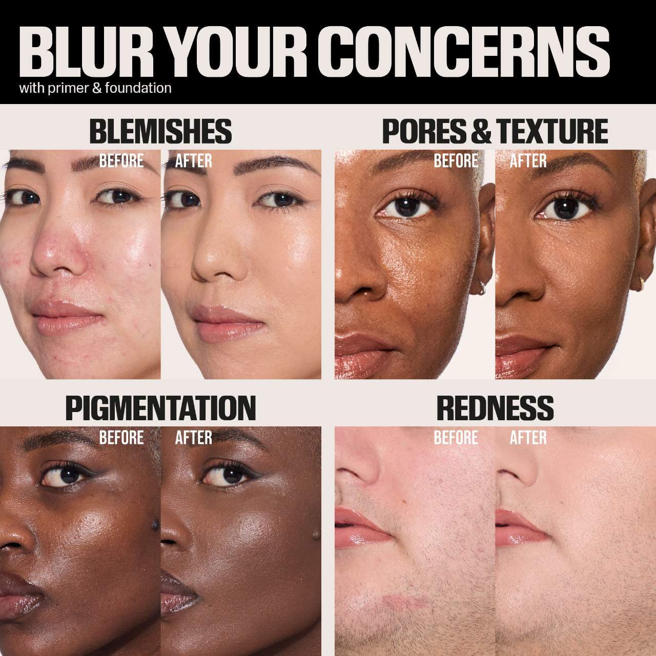 *PICK YOUR SHADE* HUDA BEAUTY Easy Blur Natural Airbrush Foundation 1oz / 30 ml
