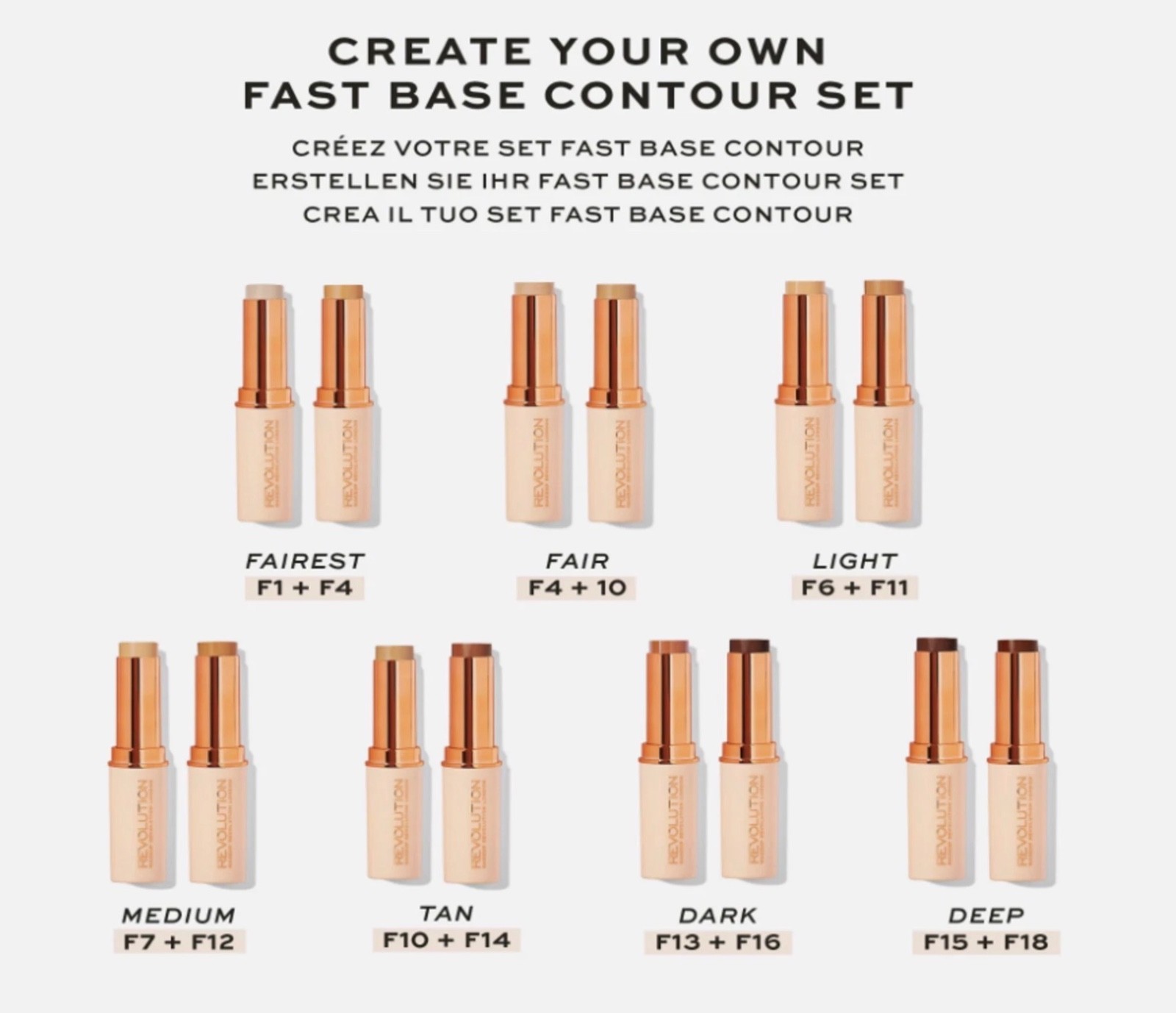 New Sealed Makeup Revolution Fast Base Stick Foundation You Pick!