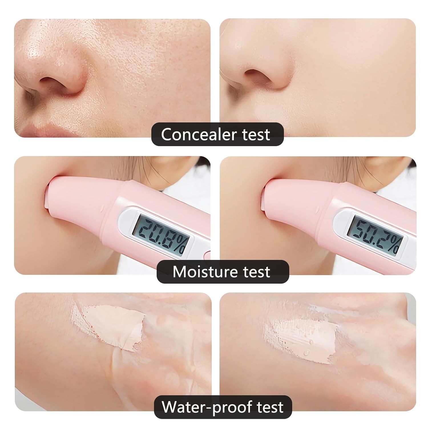 Even Skin Tone CC Cream Foundation with Elastic Sponge – Perfect for Mature Skin