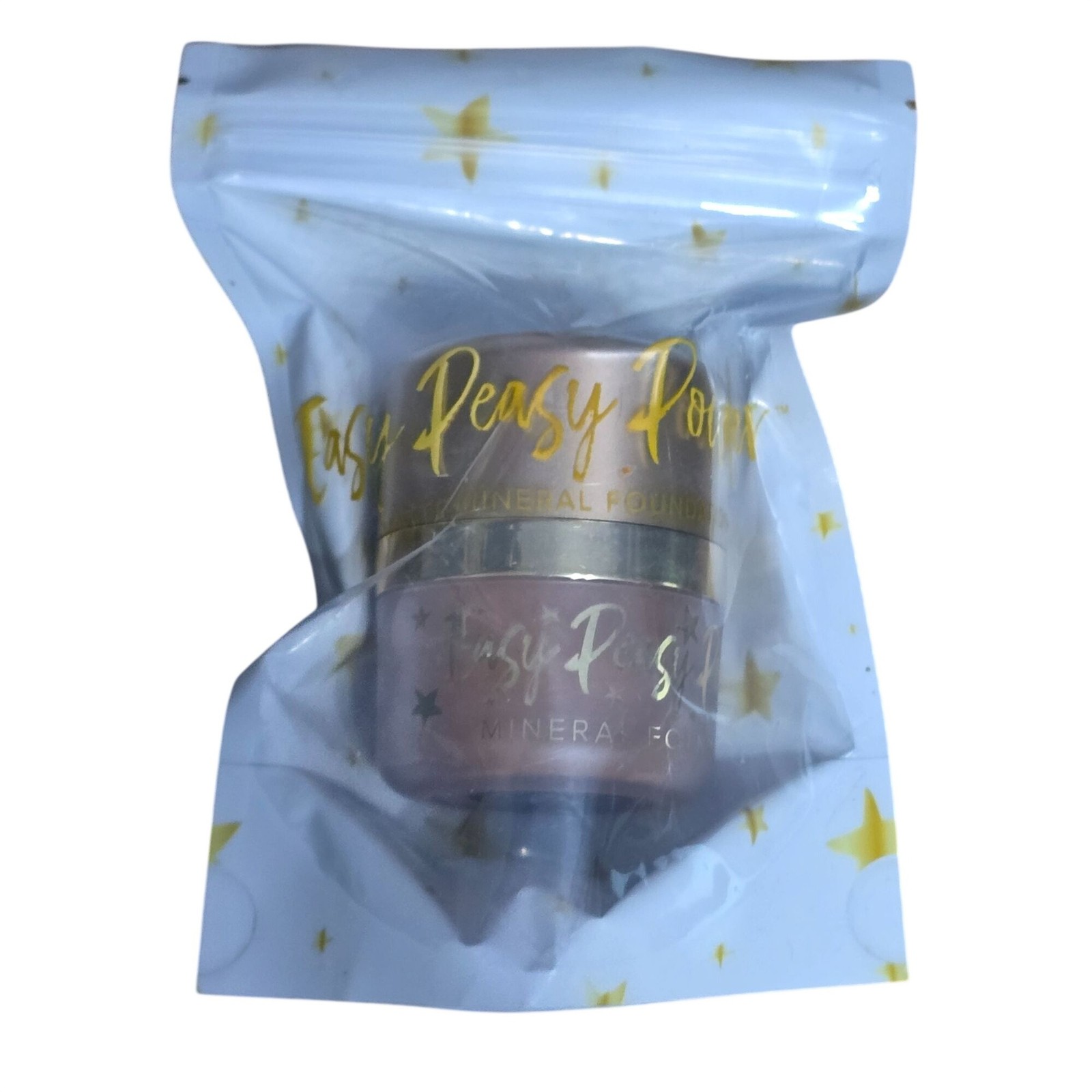Belle Beauty Easy Peasy Powder Mineral Foundation Deep 0.32oz Sealed Cruelty Fre