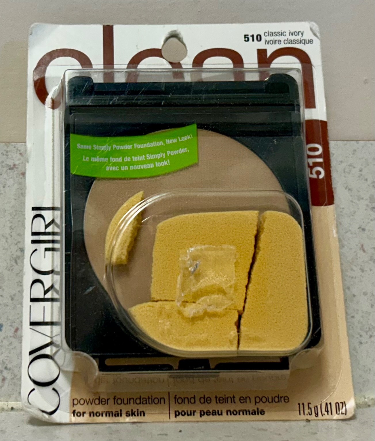 Covergirl Clean Powder Foundation for Normal Skin 510 Ivory *READ*