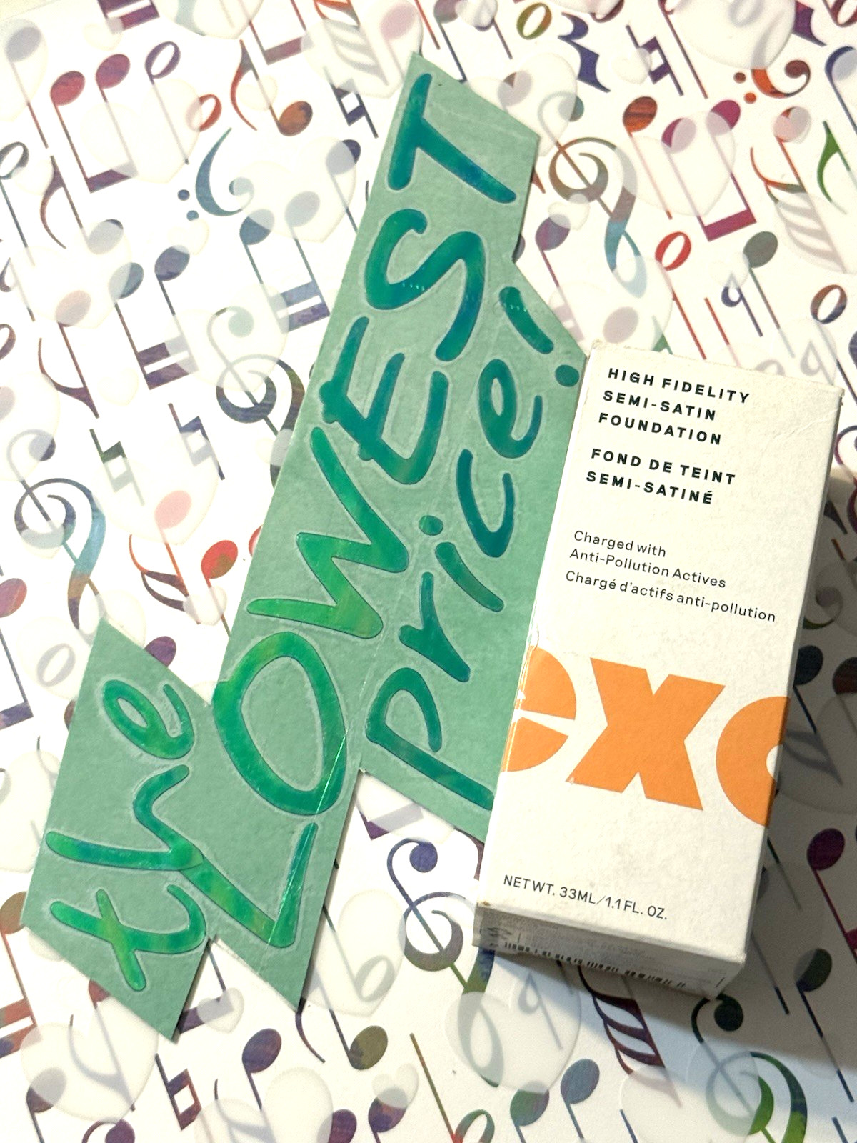 Exa Beauty Clean High Fidelity Semi Satin Foundation NYA 140 Long Lasting *BOXED