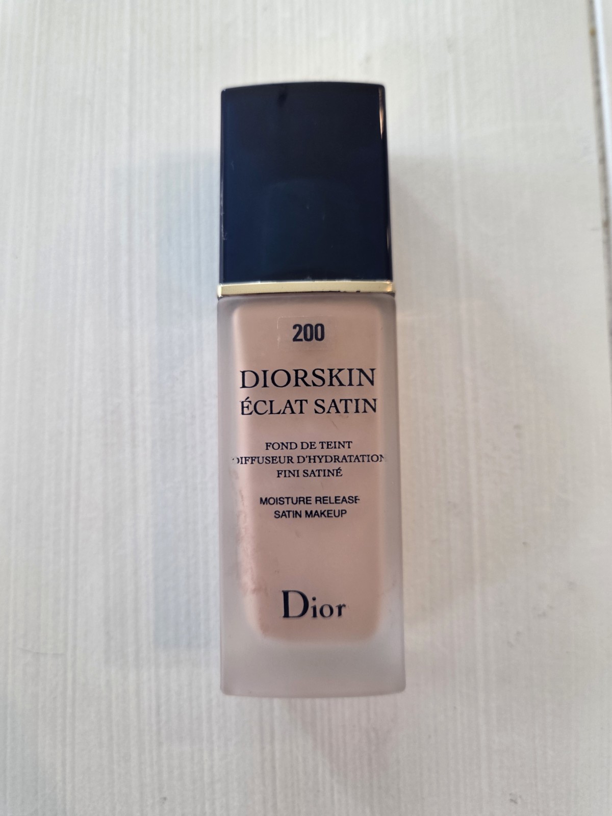 Diorskin Eclat Satin Foudation #200 Moisture Release Satin Makeup RARE