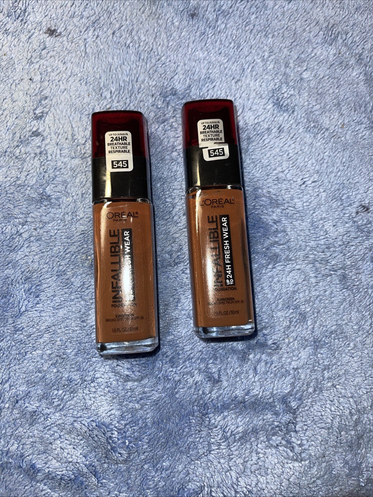 L’Oreal Infallible Fresh Wear Foundation w/ SPF 25 up to 24Hr (545) (2pack) Deal