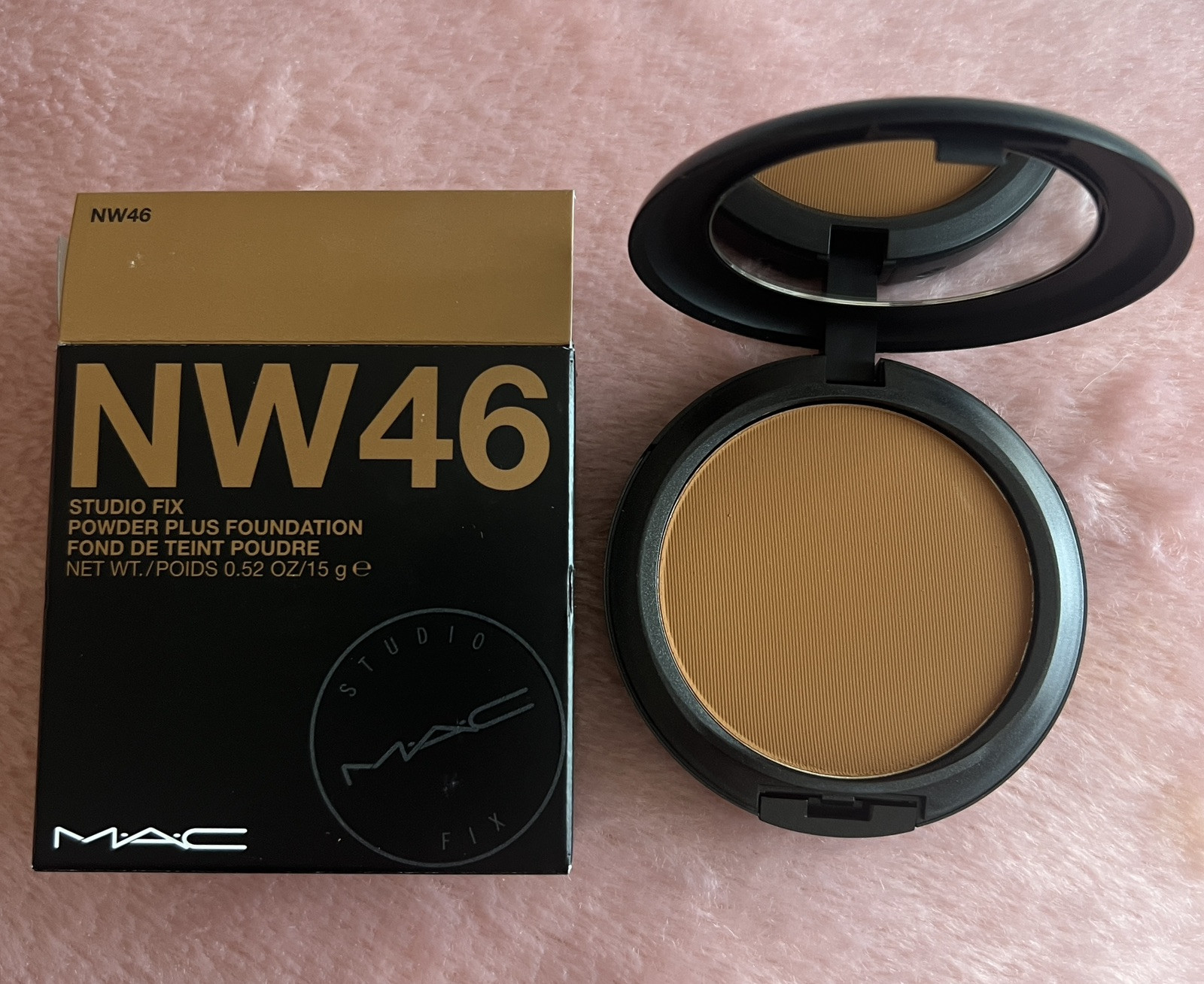 MAC Studio Fix Powder Plus Foundation NW46 0.52 Oz./15g New In Box