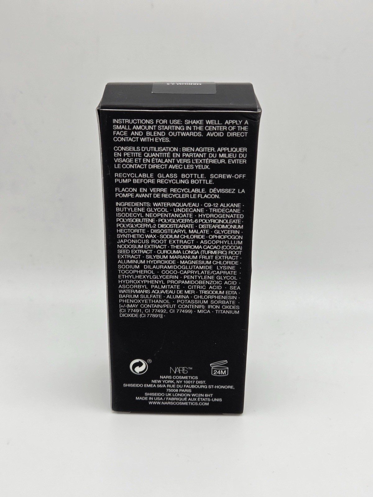 NARS Light Reflecting Foundation – Medium 3.5 VANUATU 1 fl oz 30 mL New In Box