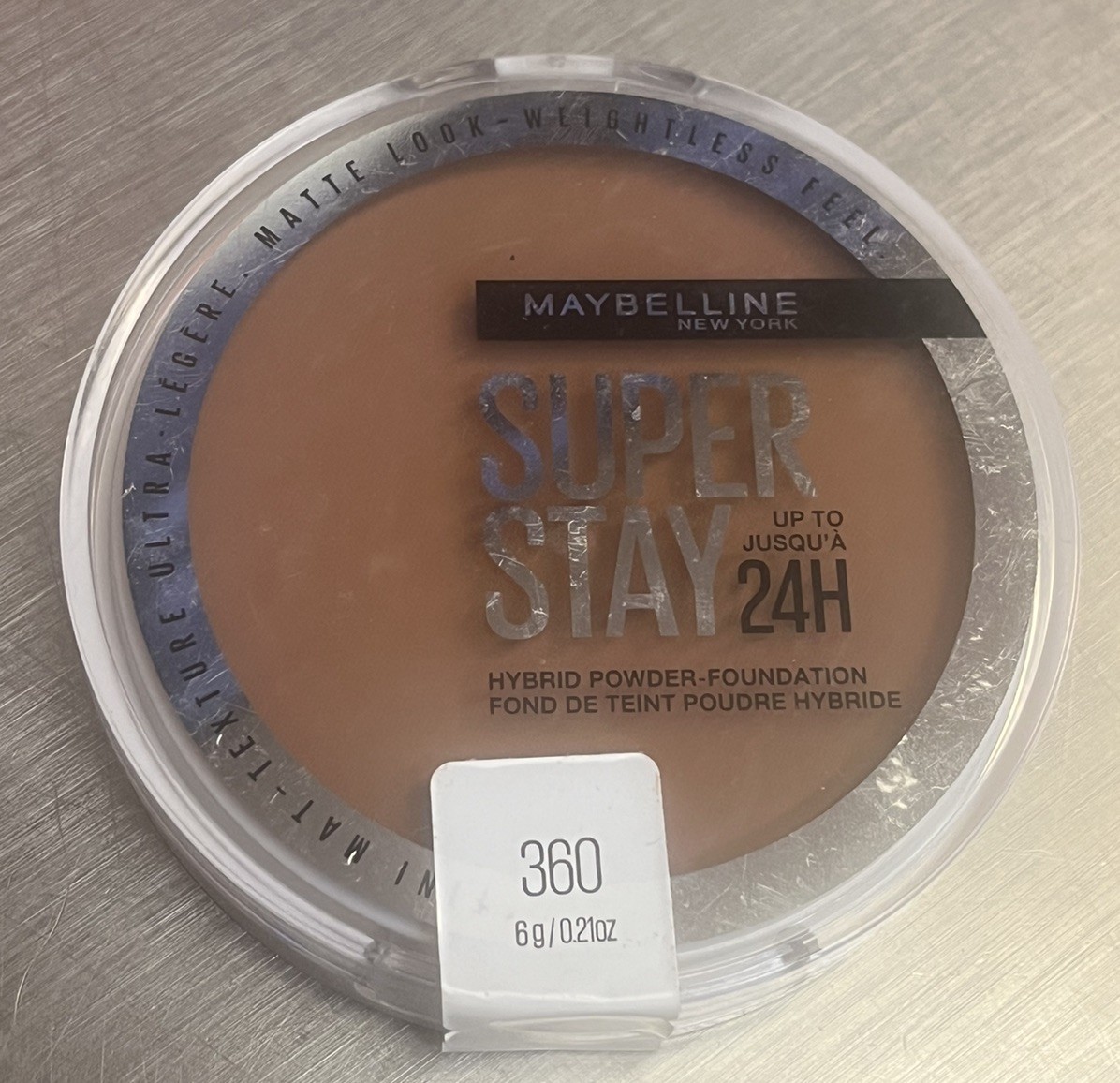 Maybelline Super Stay up to 24HR Hybrid Powder-Foundation 360 NEW