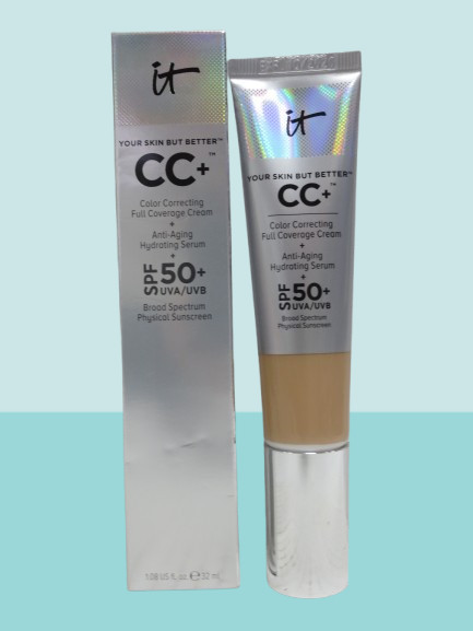 IT COSMETICS YOUR SKIN BUT BETTER CC+ COLOR CORRECTING LIGHT NWB 1.08 OZ