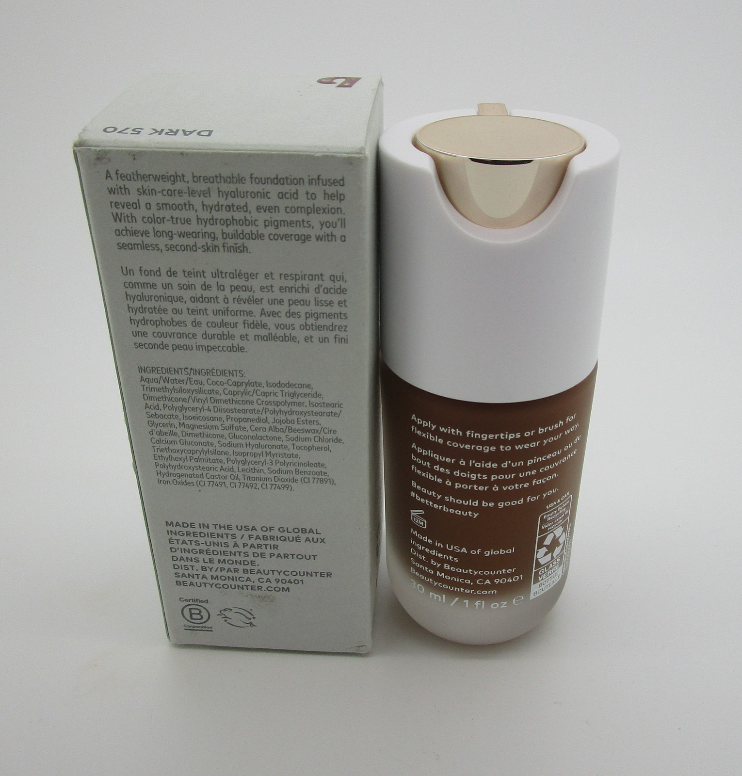 DARK 570 Beautycounter Skin Twin Featherweight Foundation Beauty Counter