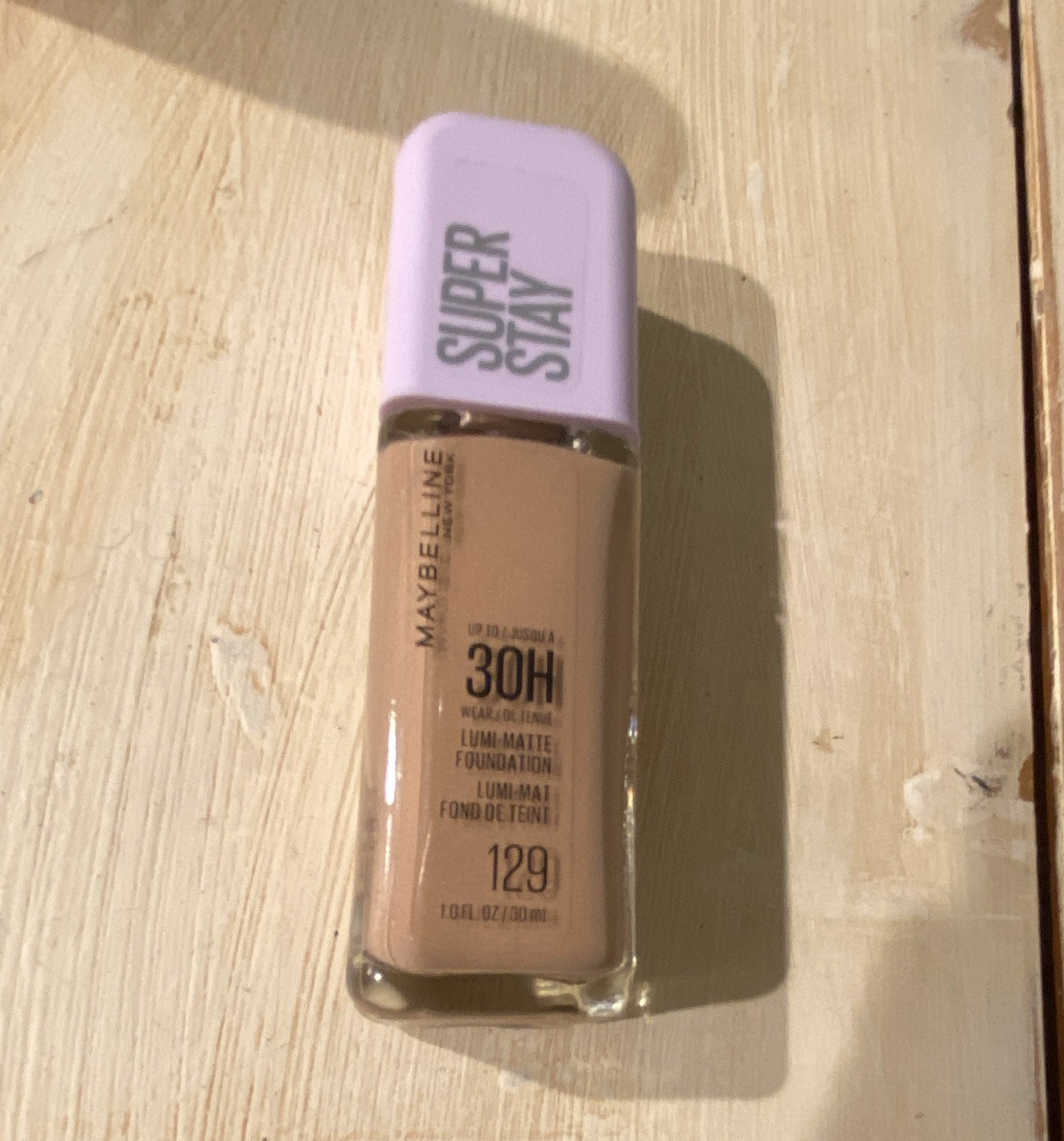 Maybelline Super Stay 30H Lumi-Matte Liquid Foundation Shade 129 1.0 fl oz