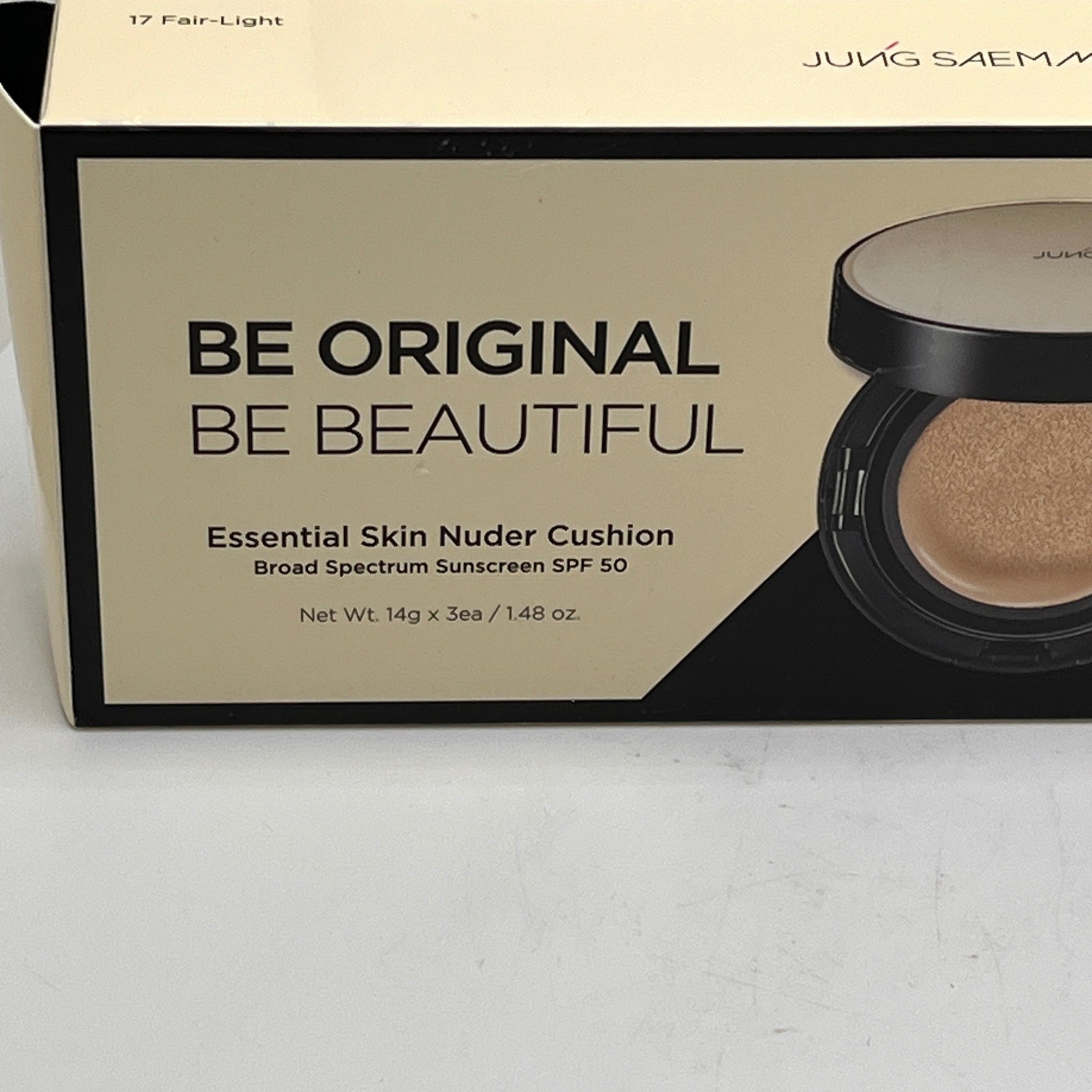 Jung Saem Mool Essential Skin Nuder Cushion Bundle 17 Fair-Light SPF 50 3pc Set
