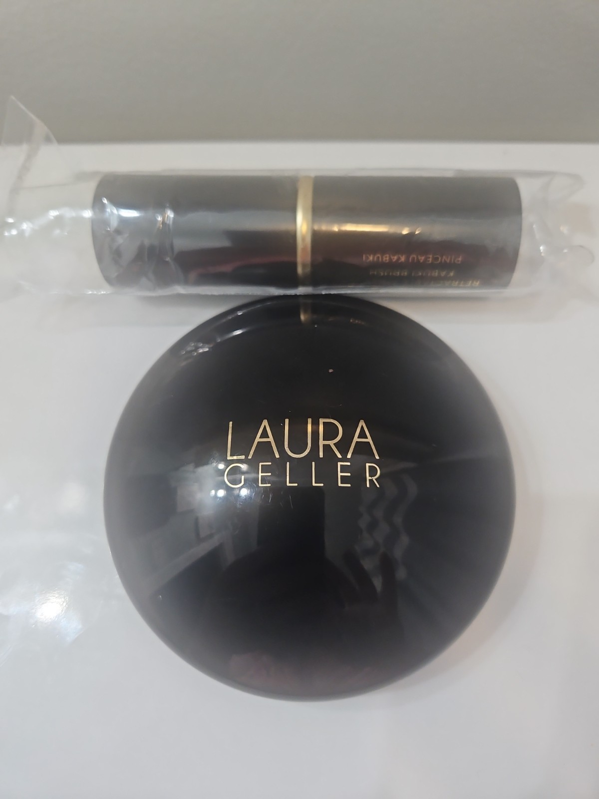 Laura Geller Balance-n-Brighten Light JUMBO 20g + Brush New No Box