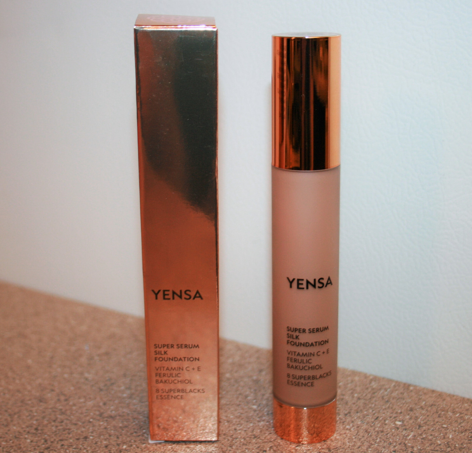 YENSA Super Serum Silk Foundation TAN WARM 1 oz / 30mL FULL Size