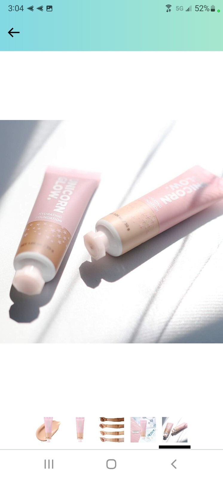 Unicorn Glow Hydrating Foundation 09 Toffee 1.06oz