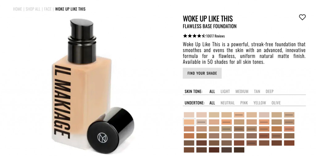IL Makiage Woke up Like This Flawless Base Shape # 155 Foundation 30 Ml/1 oz