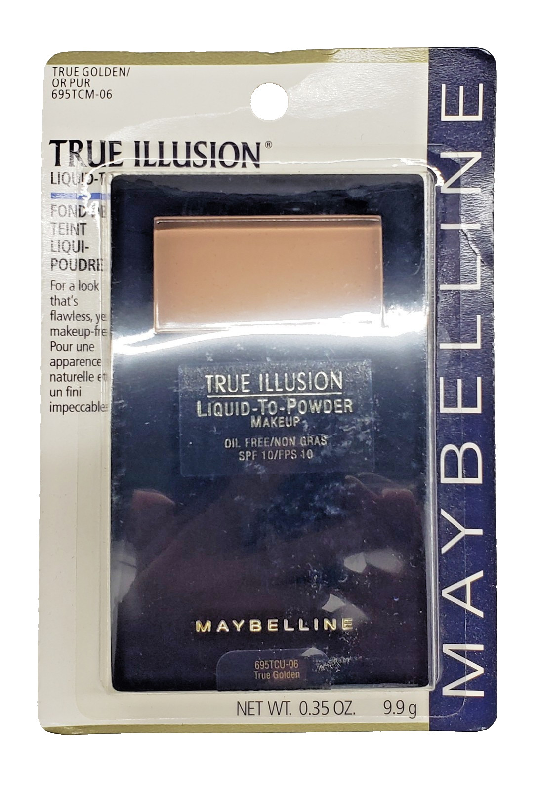 NEW Maybelline True Illusion Liquid to Powder Oil Free Makeup-TRUE Golden