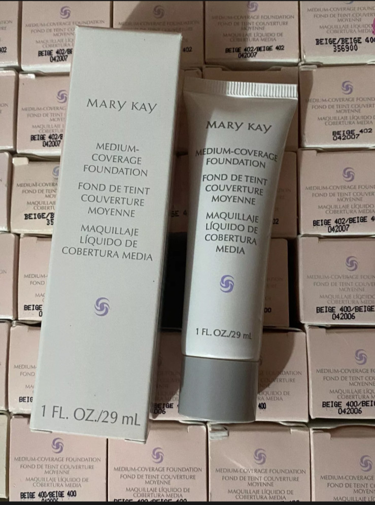 MARY KAY MEDIUM COVERAGE LIQUID FOUNDATION – WIDE GREY CAP – PICK YOUR SHADE: