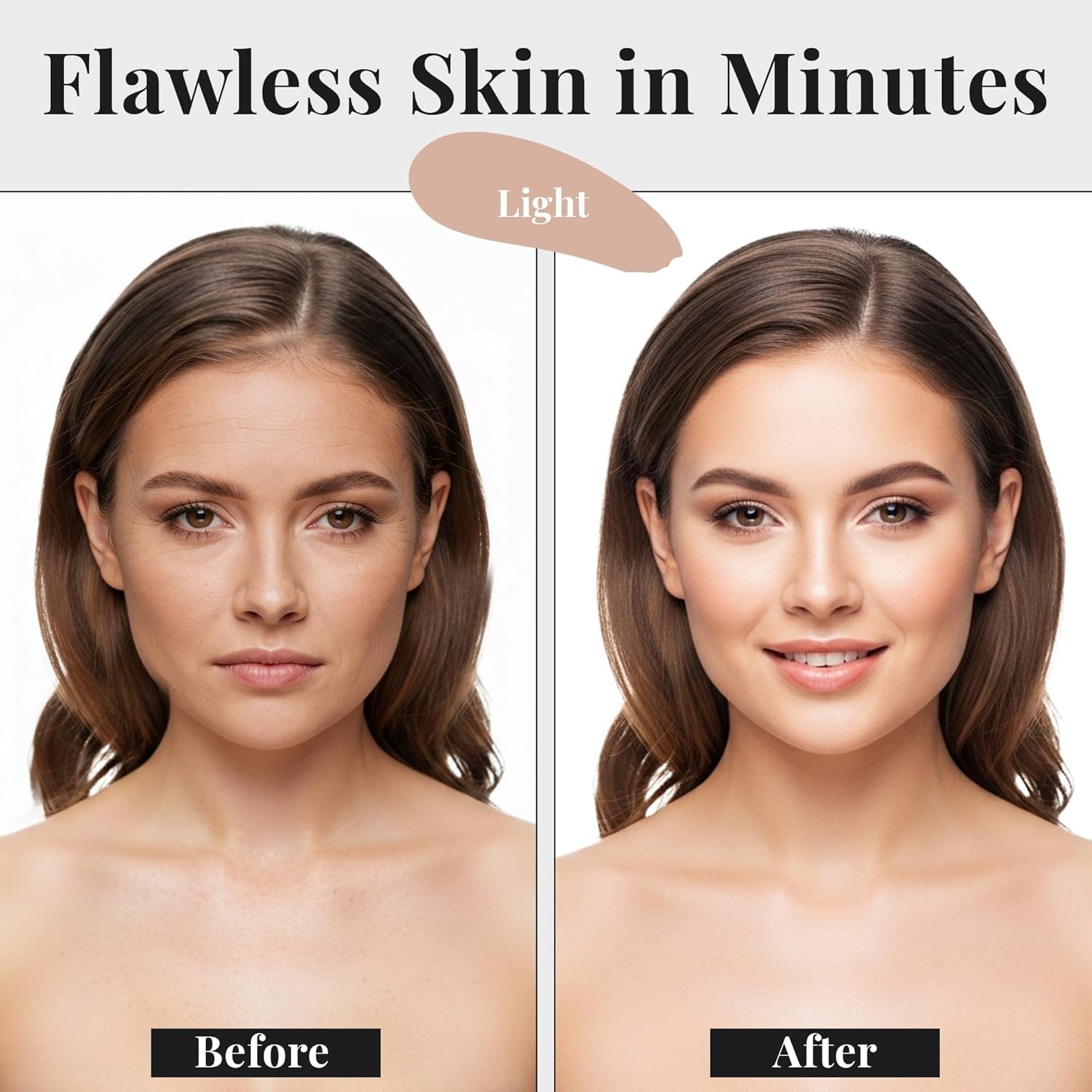 Self-Adjusting Liquid Foundation, Skincare-Infused, Light