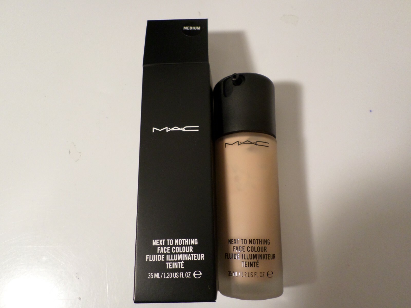 MAC NEXT TO NOTHING FACE COLOUR FOUNDATION NIB F/S 35 ml 1.2 oz YOU CHOOSE