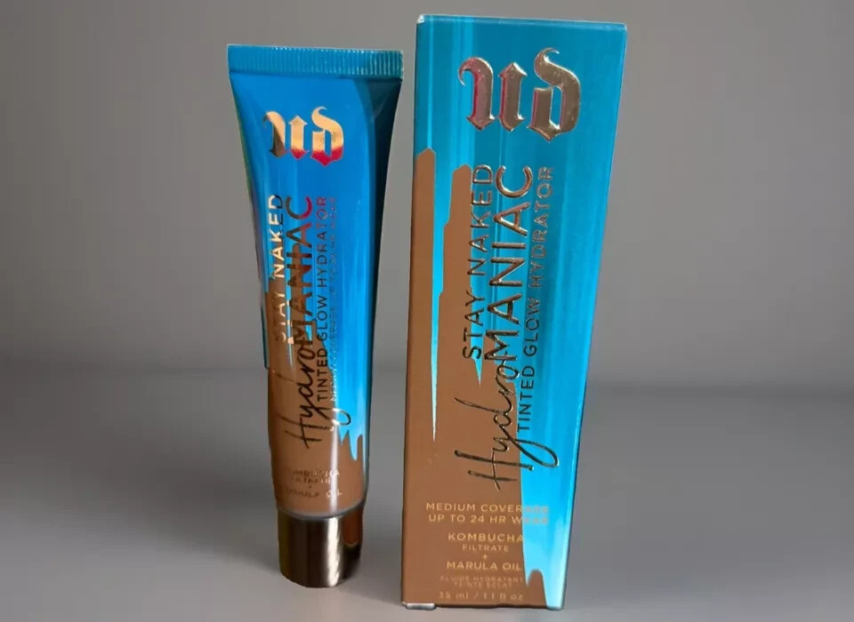 Urban Decay Hydromaniac Glow Tinted Hydrator Foundation 1.1 oz ~ 81 Deep Neutral