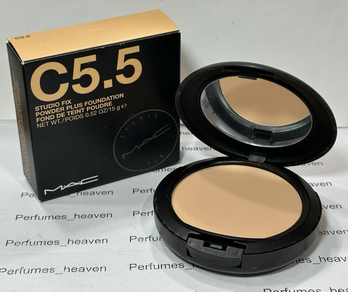 Mac Studio Fix Powder Plus Foundation C5.5 – Full Size 0.52oz / 15 g New