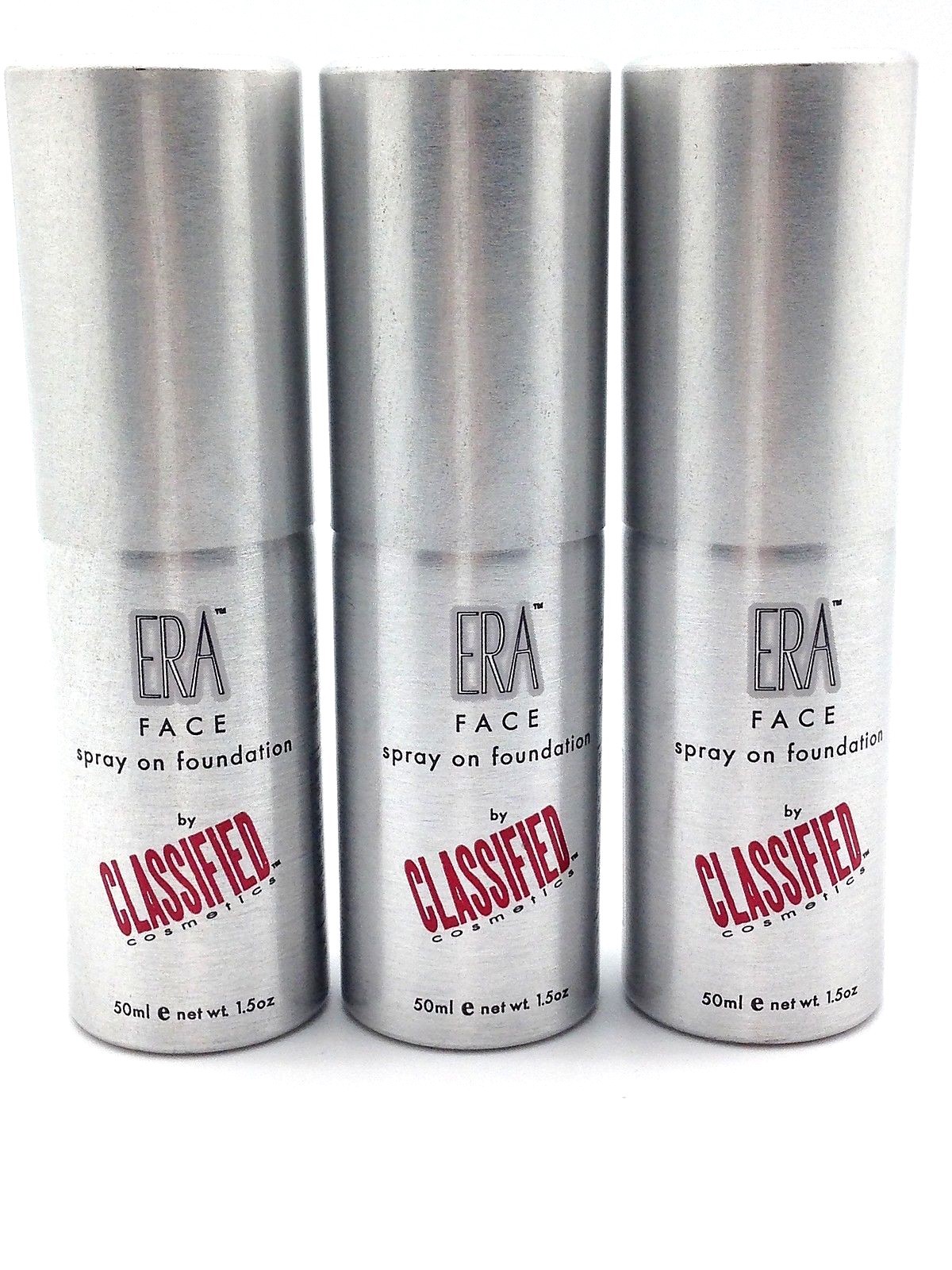 3PK MAKEUP Y5 SPRAY ON ERA FACE MIST SUMMER WHEAT SHADE COSMETICS FOUNDATION 1.5