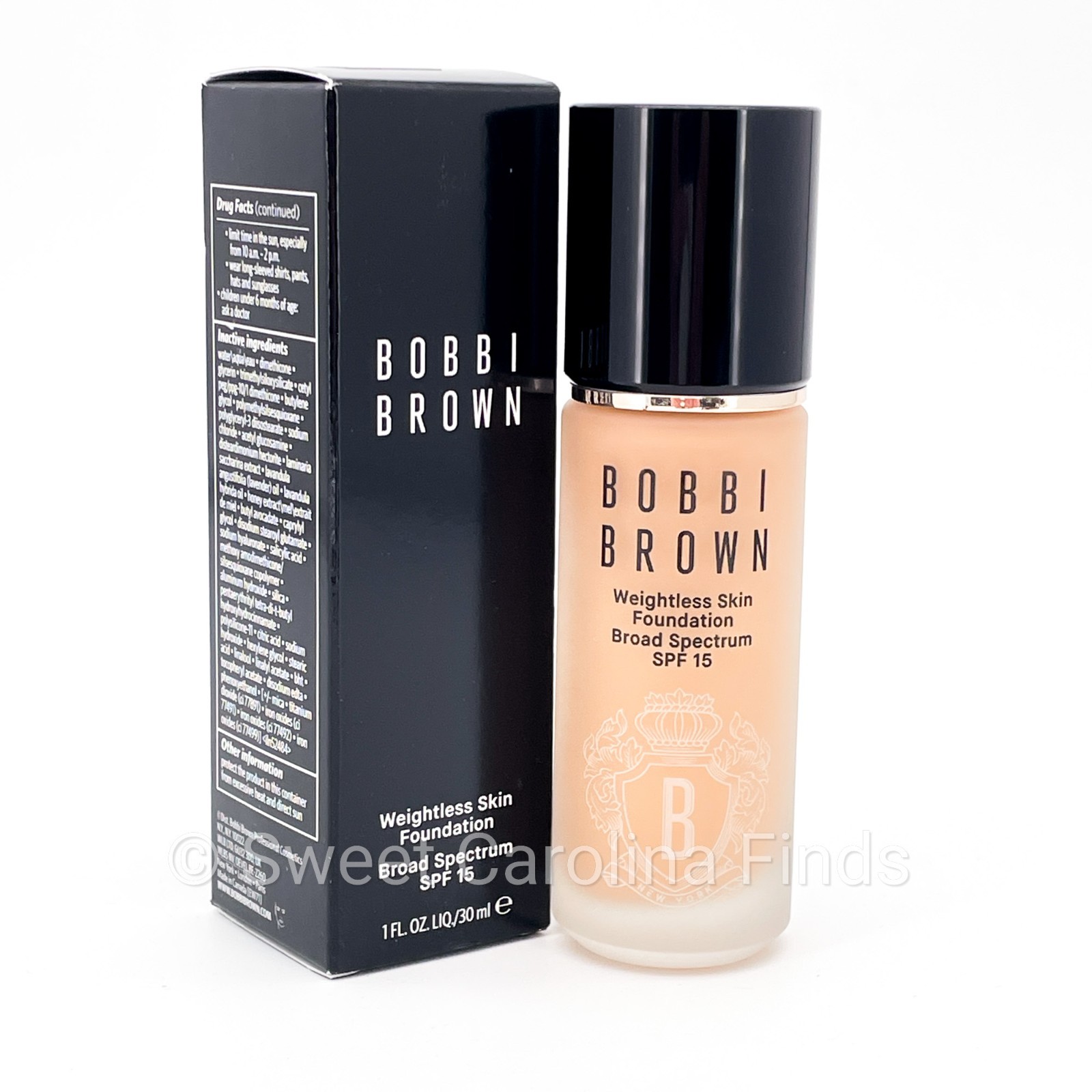 Bobbi Brown Weightless Skin Foundation SPF15 N-052 Natural 1 oz Full Size