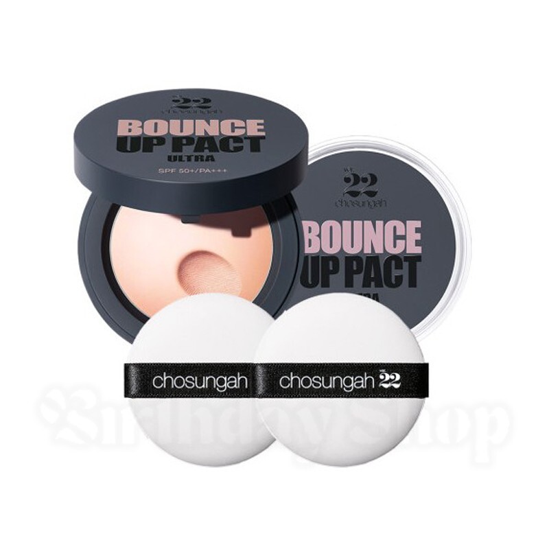 CHOSUNGAH Ver.22 Bounce Up Pact Ultra Pact 11g+Refill 11g (Lightbeige/Sandbeige)