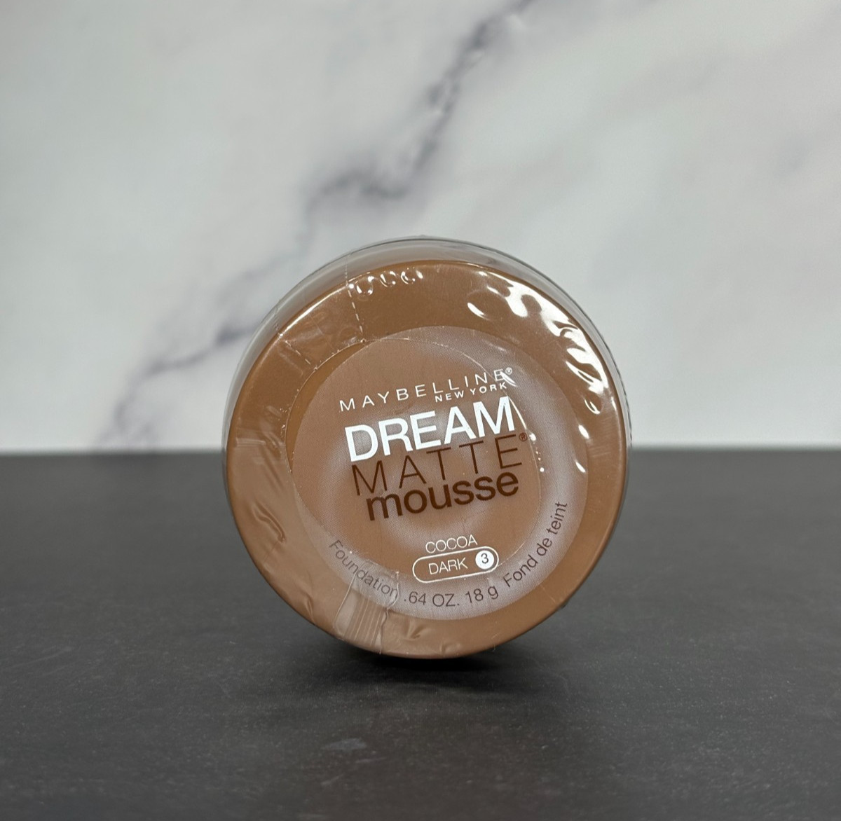 Maybelline Dream Matte Mousse Foundation COCOA 3 Dark .64 oz 1 PACK-SEALED