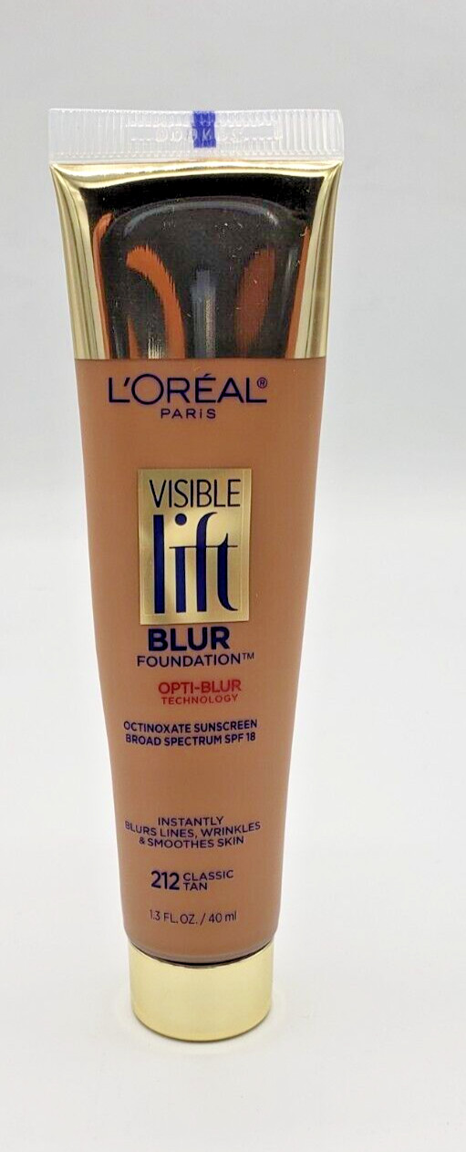 NEW L’Oréal Paris Visible Lift Blur Foundation- 212 CLASSIC TAN